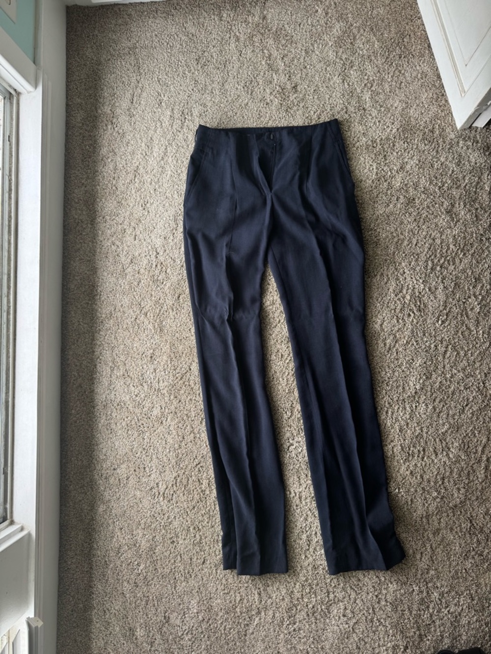 Zara Black Straight Leg Pants